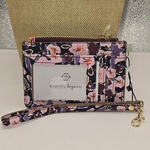 Nanette Lepore Floral Card Holder Wristlet